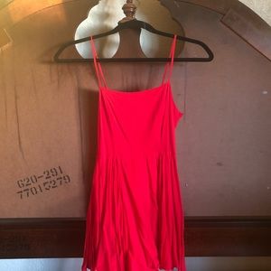 Red Backless Dress